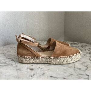 Michele Lopriore Mikella Espadrille Sandals Size 40 Suede US 10